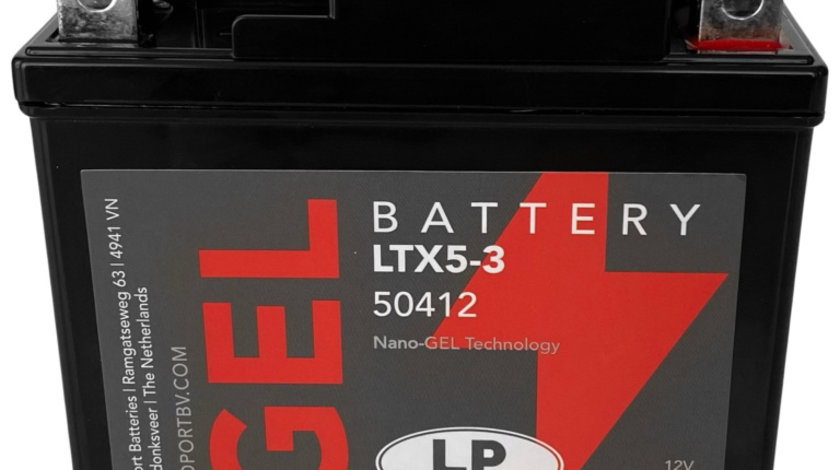 Baterie Moto LP Batteries Gel 5Ah 60A 12V MG LTX5-3