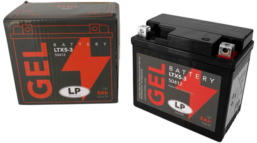 Baterie Moto LP Batteries Gel 5Ah 60A 12V MG LTX5-3