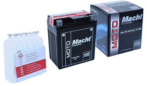 Baterie Moto Macht 12V 6Ah 75A AGM YTX7L-BS
