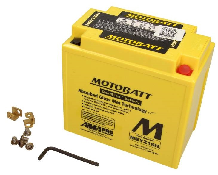 Baterie Moto Motobatt 16,5Ah 240A 12V MBYZ16H