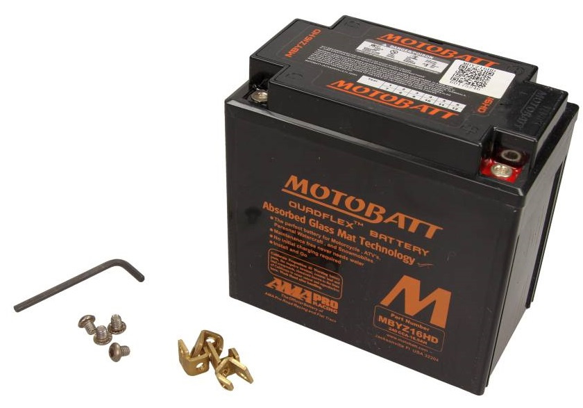 Baterie Moto Motobatt 16,5Ah 240A 12V MBYZ16HD