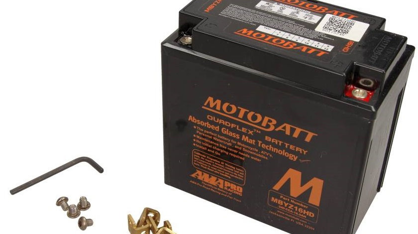 Baterie Moto Motobatt 16,5Ah 240A 12V MBYZ16HD