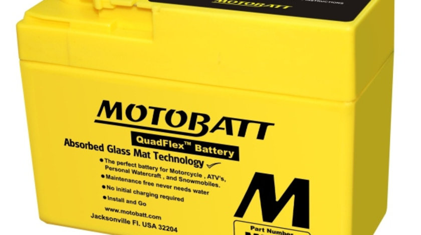 Baterie Moto Motobatt 2,5Ah 45A 12V MT4R