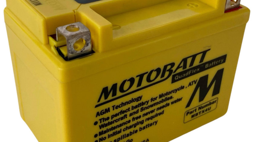 Baterie Moto Motobatt 4,7Ah 70A 12V MBTX4U