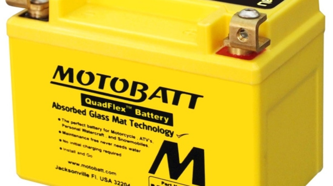 Baterie Moto Motobatt 4,7Ah 70A 12V MBTX4U