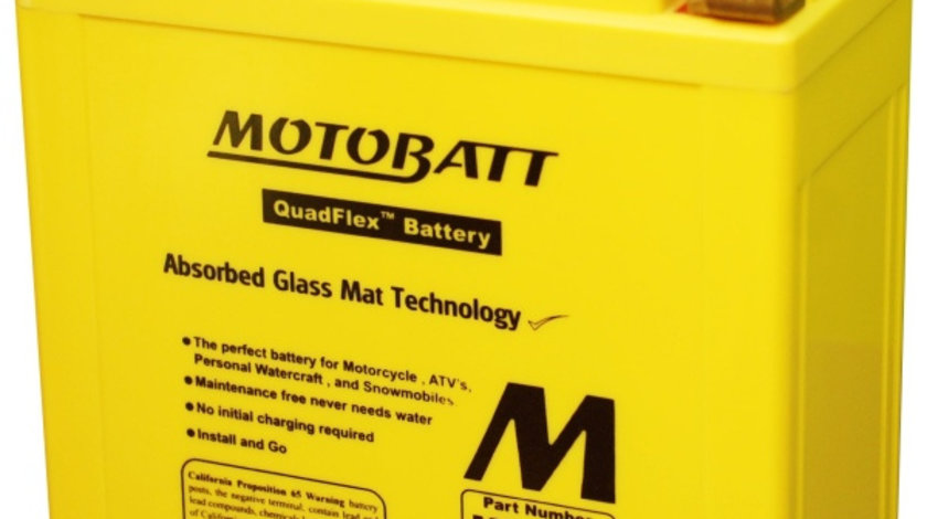 Baterie Moto Motobatt 6,5Ah 100A 12V MB5.5U