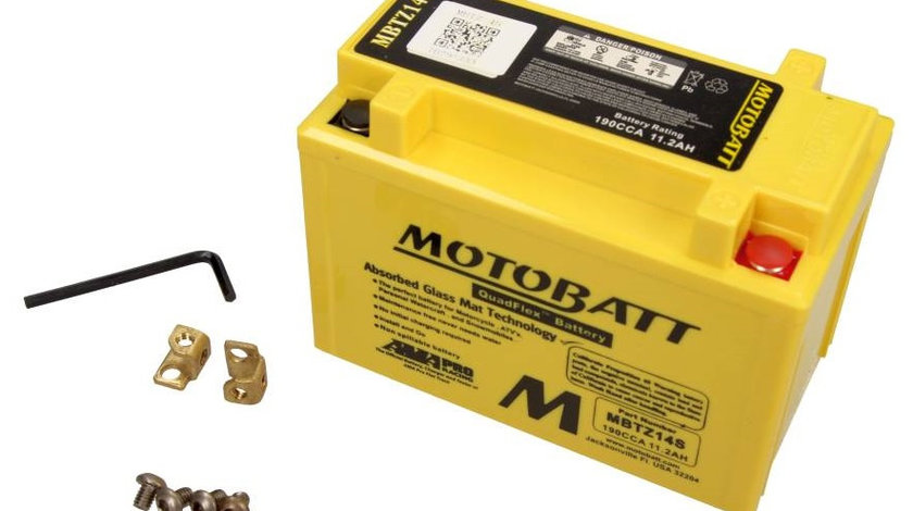 Baterie Moto Motobatt 6,5Ah 100A 12V MBTZ14S