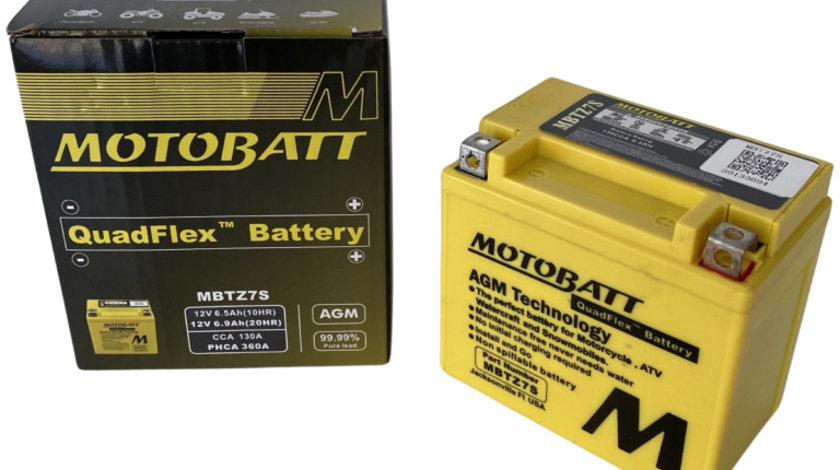 Baterie Moto Motobatt 6.5Ah 100A 12V MBTZ7S