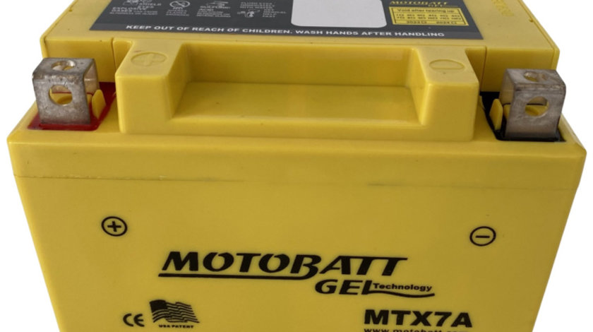 Baterie Moto Motobatt 7Ah 110A 12V MTX7A