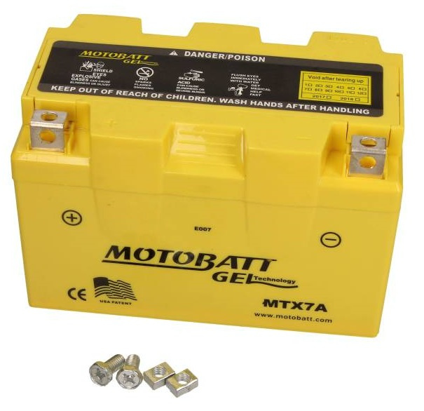 Baterie Moto Motobatt 7Ah 110A 12V MTX7A