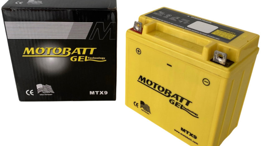 Baterie Moto Motobatt 9Ah 125A 12V MTX9