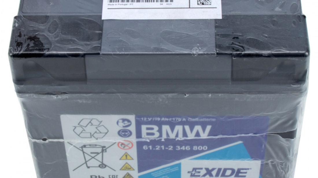 Baterie Moto Oe Bmw Motorrad 19Ah 12V Exide Gel Gel12-19 61212346800