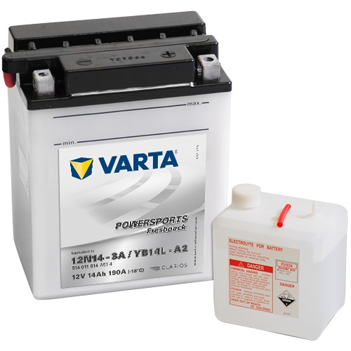 Baterie Moto Varta Powersports 11Ah 150A 12V 12N10-3B VARTA FUN