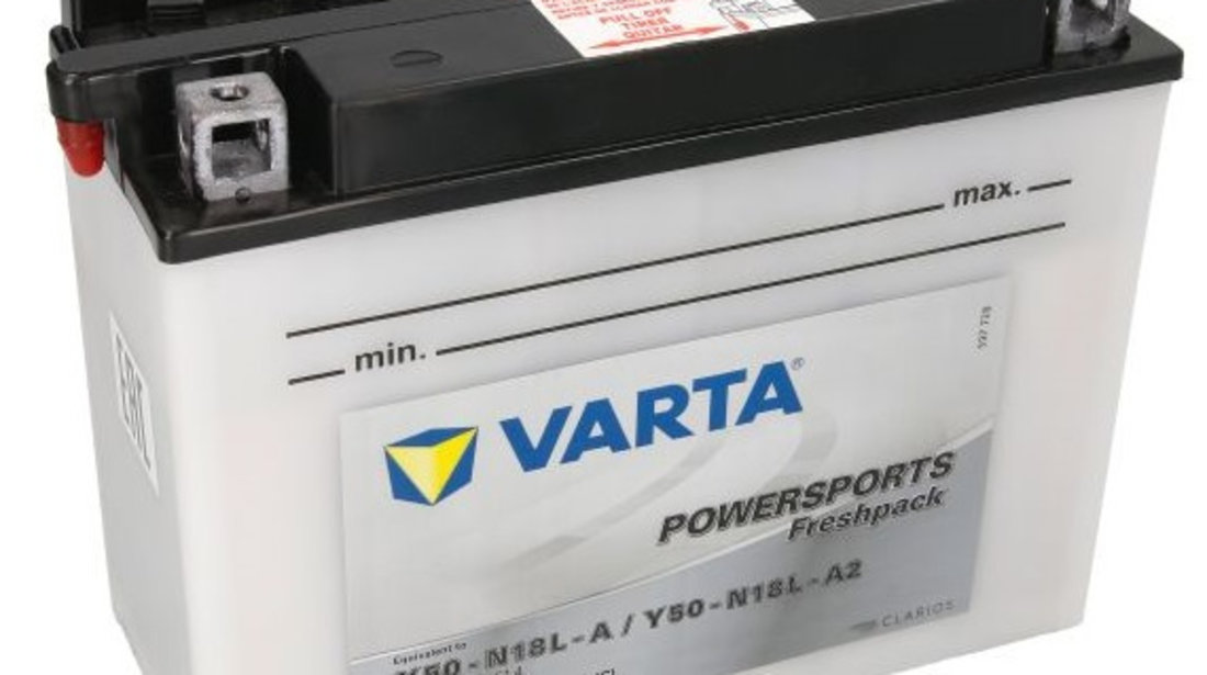 Baterie Moto Varta Powersports 20Ah 12V Y50-N18L-A2 VARTA FUN
