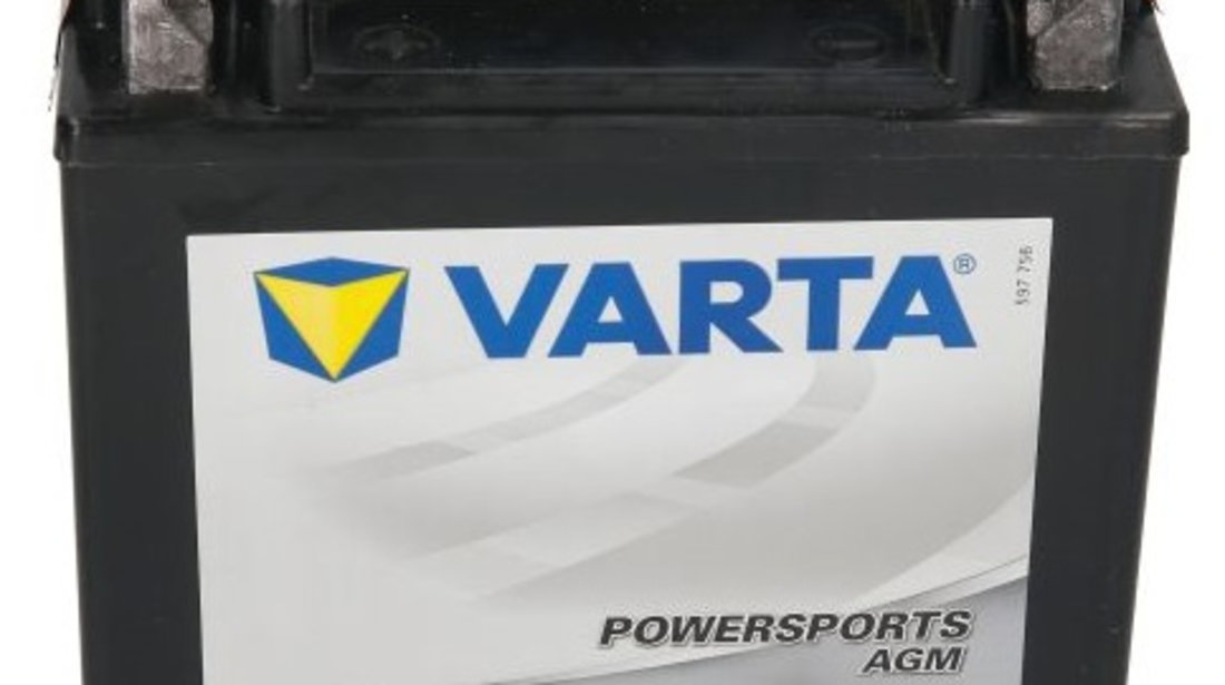 Baterie Moto Varta Powersports Agm 14Ah 12V YTX16-BS-1 VARTA FUN