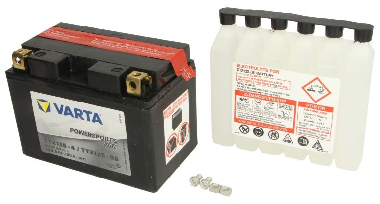Baterie Moto Varta Powersports Agm 9Ah 200A 12V TTZ12S-BS VARTA FUN
