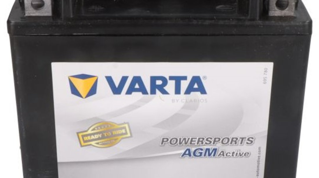 Baterie Moto Varta Powersports Agm Active 12Ah 200A 12V YTX14 VARTA FUN READY