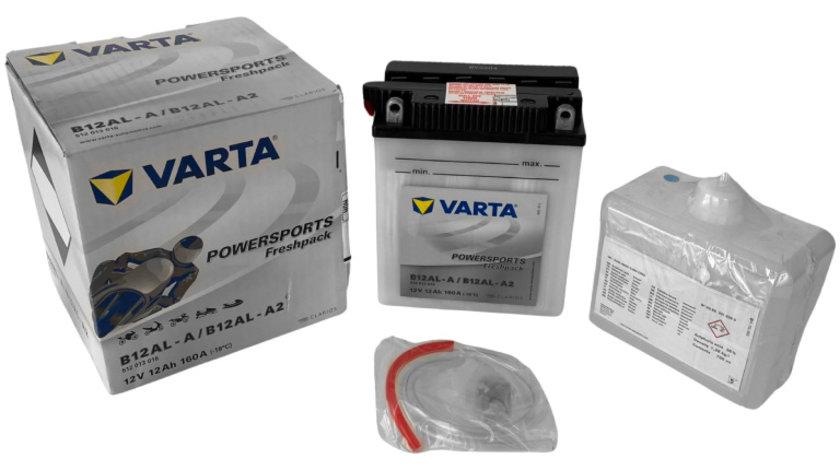 Baterie Moto Varta Powersports Freshpack 12Ah 160A 12V 512013016I314