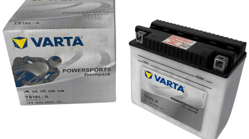 Baterie Moto Varta Powersports Freshpack 18Ah 200A 12V 518015018A514