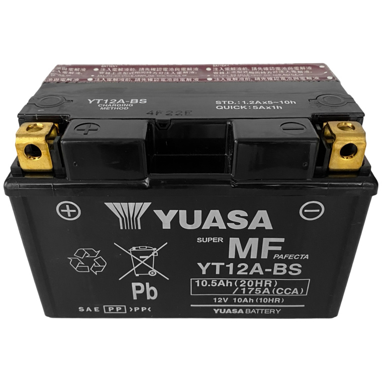 Baterie Moto Yuasa 12V 10.5Ah 175A YT12A-BS