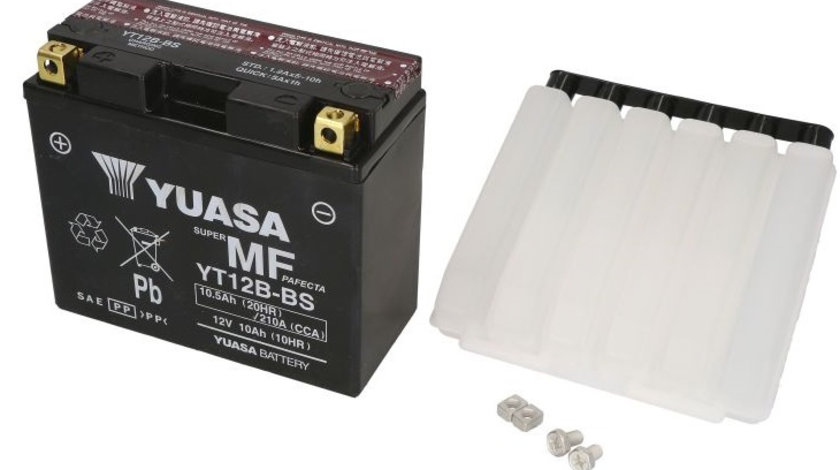 Baterie Moto Yuasa 12V 10Ah 125A YT12B-BS