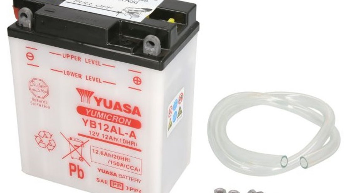 Baterie Moto Yuasa 12V 12Ah 165A YB12AL-A