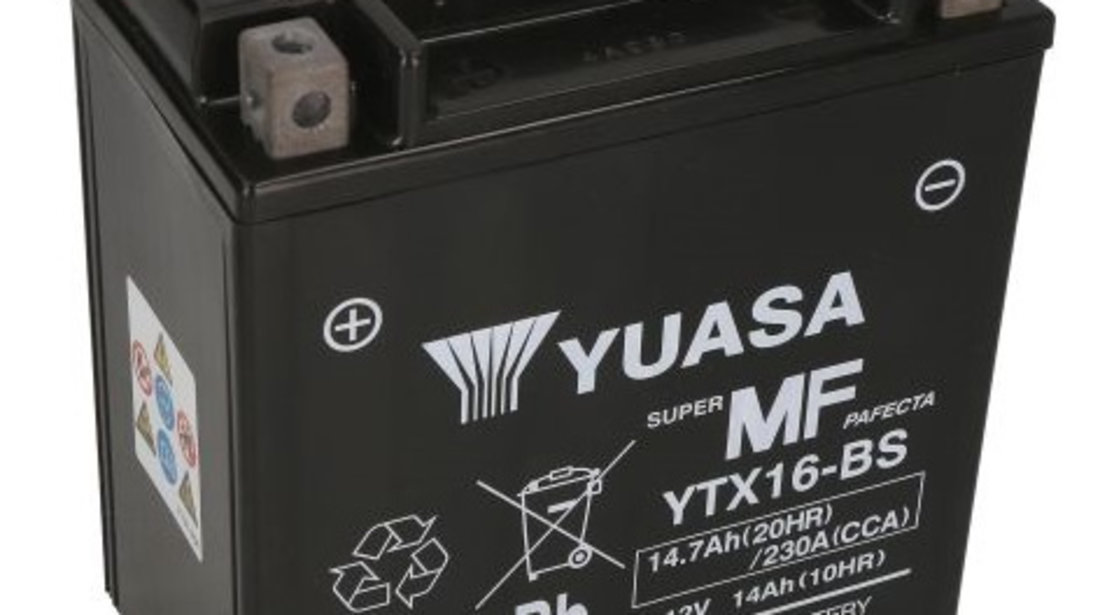 Baterie Moto Yuasa 12V 14Ah 230A YTX16-BS