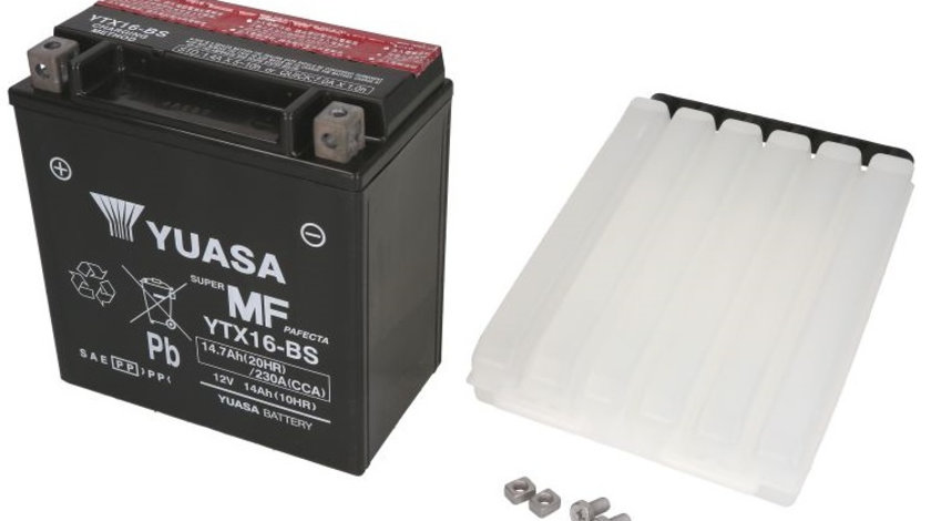 Baterie Moto Yuasa 12V 14Ah 230A YTX16-BS