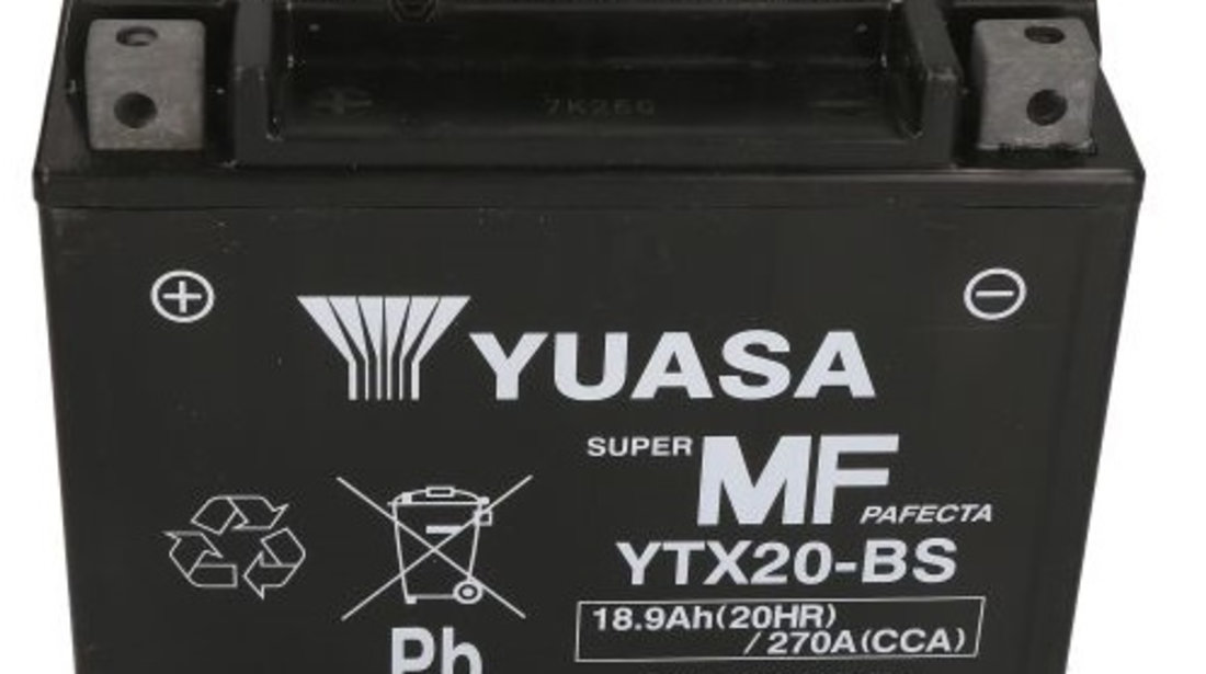 Baterie Moto Yuasa 12V 18Ah 280A YTX20-BS