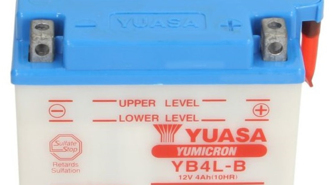 Baterie Moto Yuasa 12V 4Ah 56A + Elektrolit YB4L-B