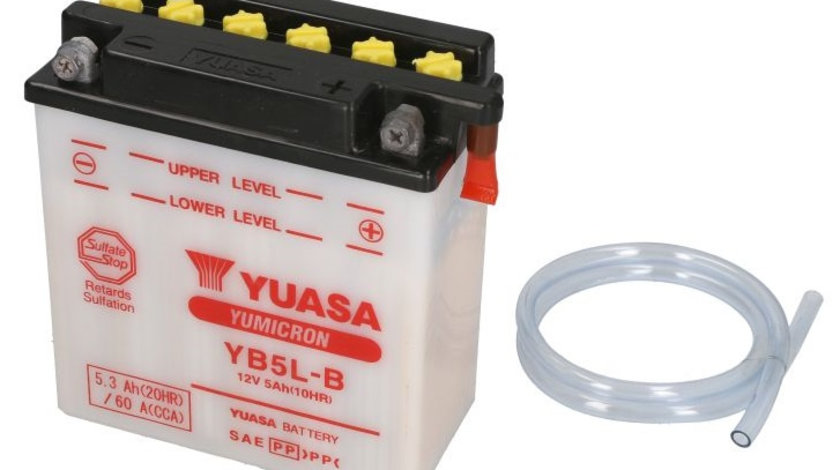 Baterie Moto Yuasa 12V 5Ah 65A YB5L-B