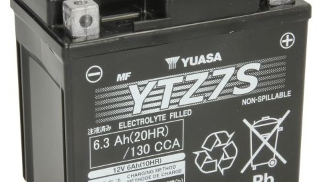 Baterie Moto Yuasa 12V 6Ah 130A YTZ7S