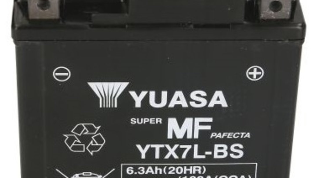Baterie Moto Yuasa 12V 6Ah 85A YTX7L-BS