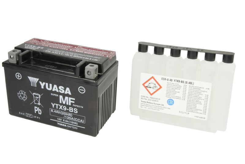 Baterie Moto Yuasa 12V 8Ah 120A YTX9-BS