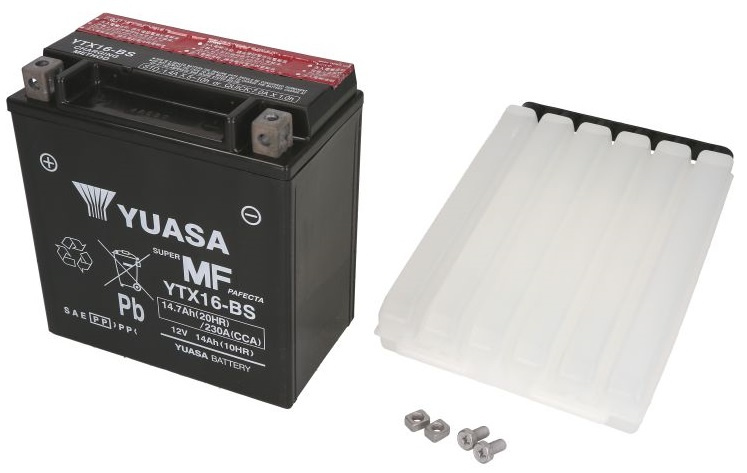 Baterie Moto Yuasa 14,7Ah 230A 12V YTX16-BS