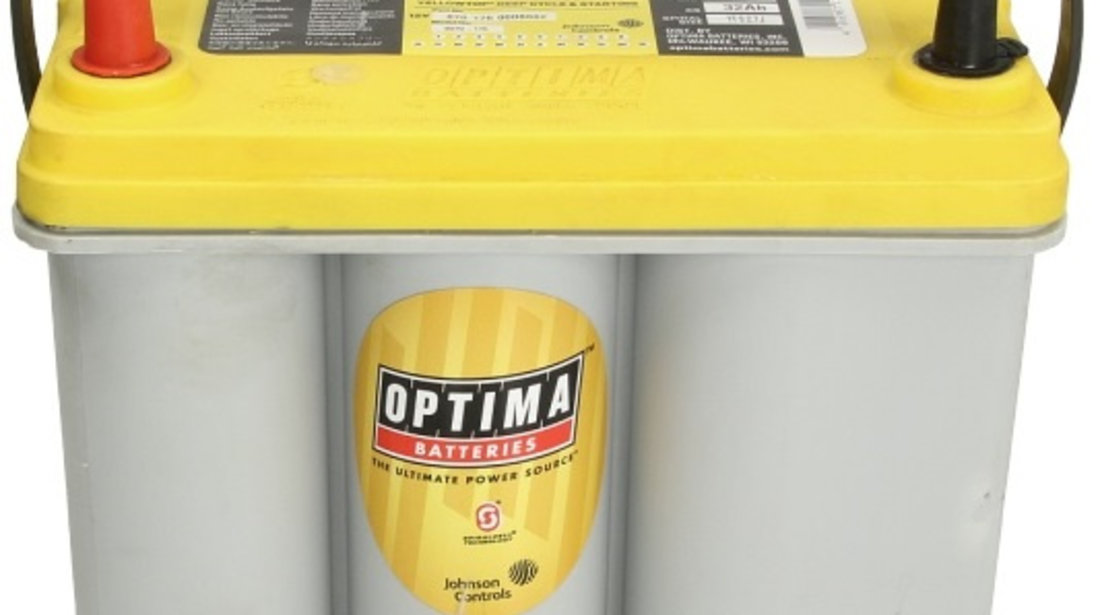 Baterie Optima Batteries Agm Orbital Yellow 38Ah/460A 12V O870176000