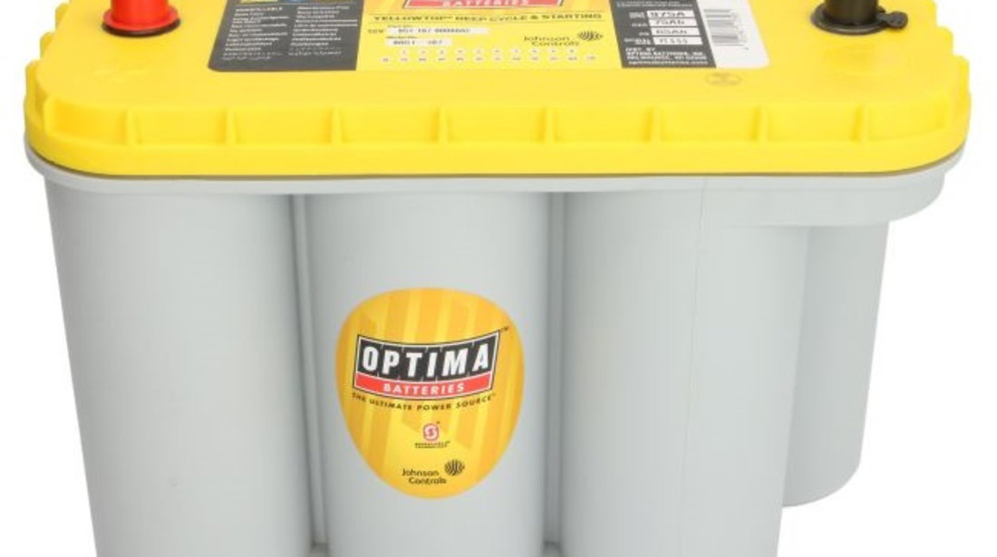 Baterie Optima Batteries Agm Orbital Yellow 75Ah/975A 12V O851187000