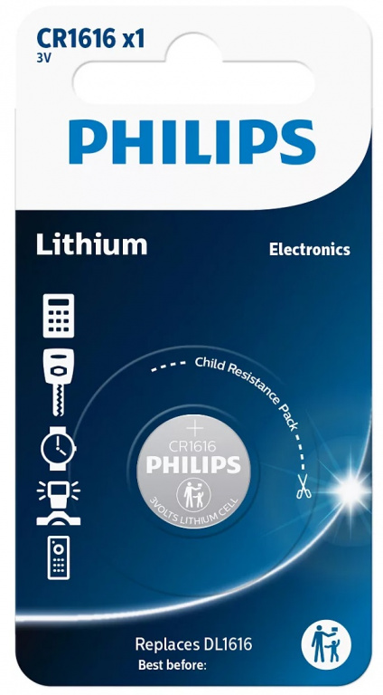 Baterie Philips Litiu CR1616/00B