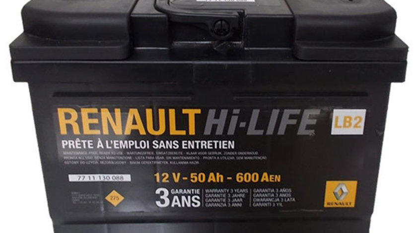 Baterie Renault Hi-Life 50Ah 7711130088