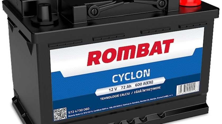 Baterie Rombat Cyclon 72Ah 600A 5724730060ROM