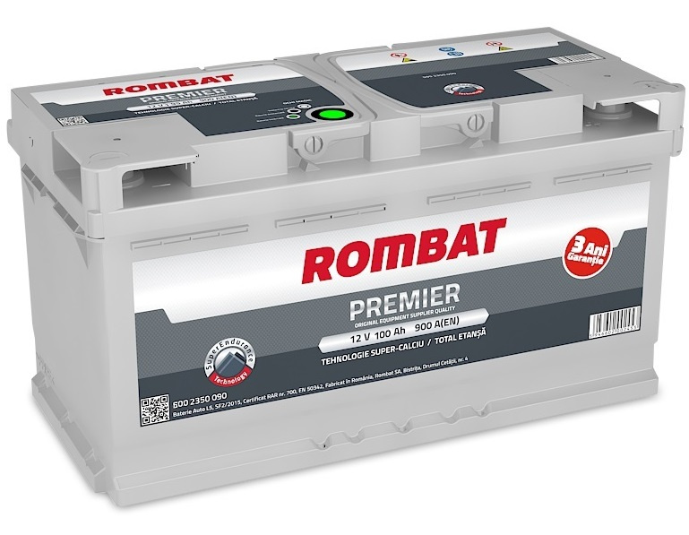 Baterie Rombat Premier 100Ah 900A 6002350090ROM