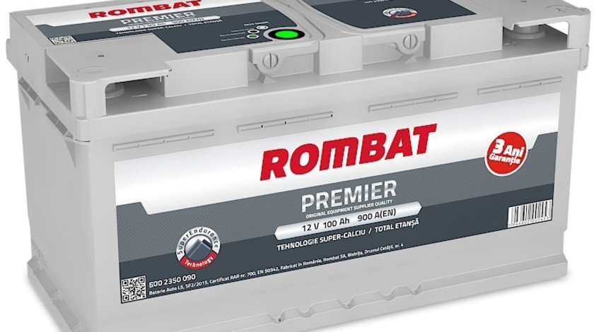 Baterie Rombat Premier 100Ah 900A 6002350090ROM