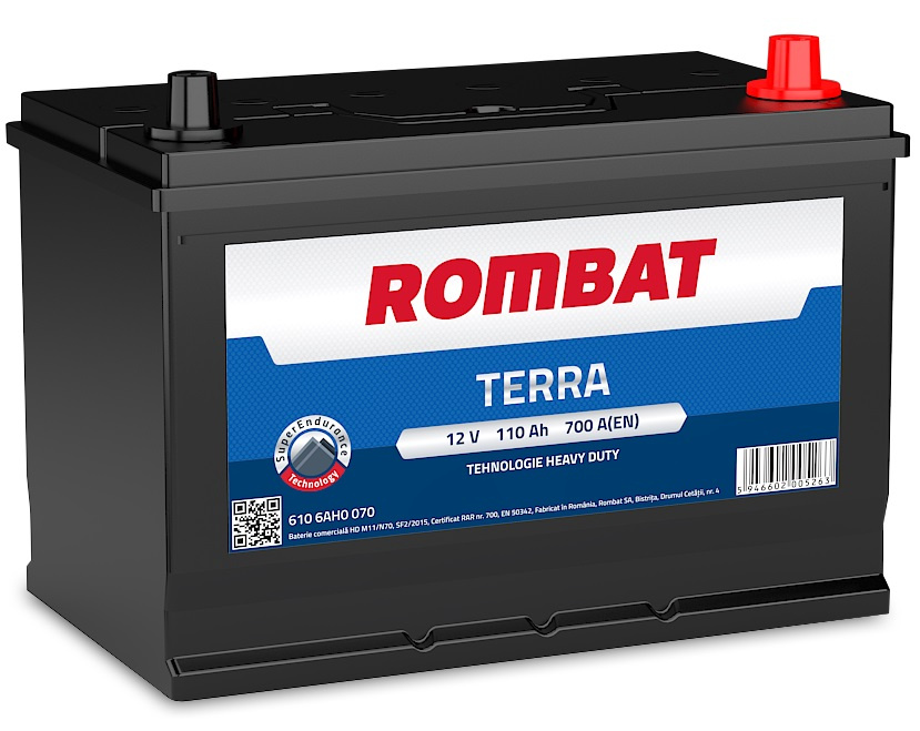 Baterie Rombat Terra 110Ah 700A 6106AH0070ROM