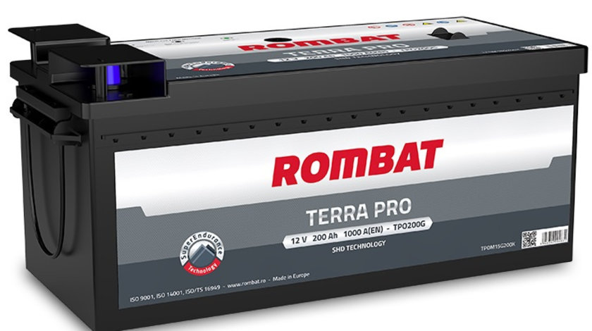 Baterie Rombat Terra Pro 200Ah 1000A 70059E3100ROM