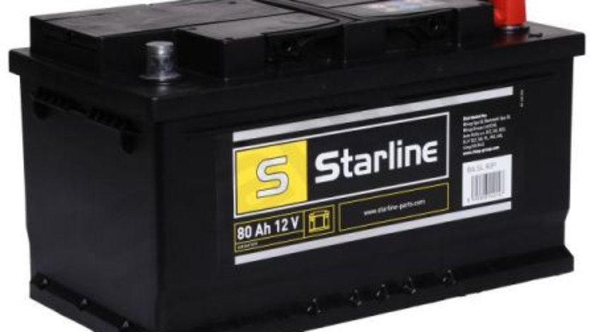 Baterie starline premium 80ah 740a + dreapta