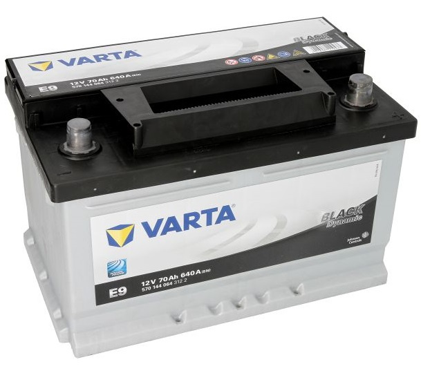 Baterie Varta Black Dynamic E9 70Ah 640A 12V 5701440643122