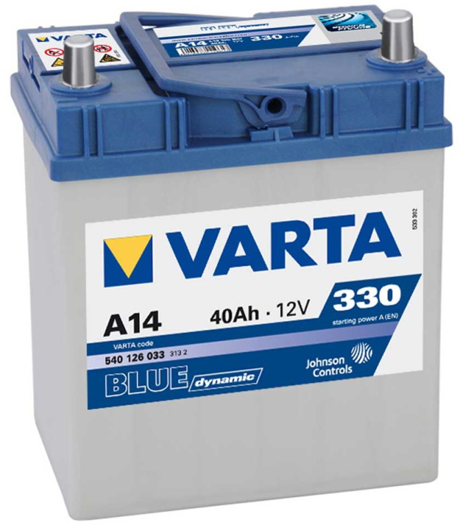 Baterie Varta Blue Dynamic A14 40Ah 330A 12V 5401260333132