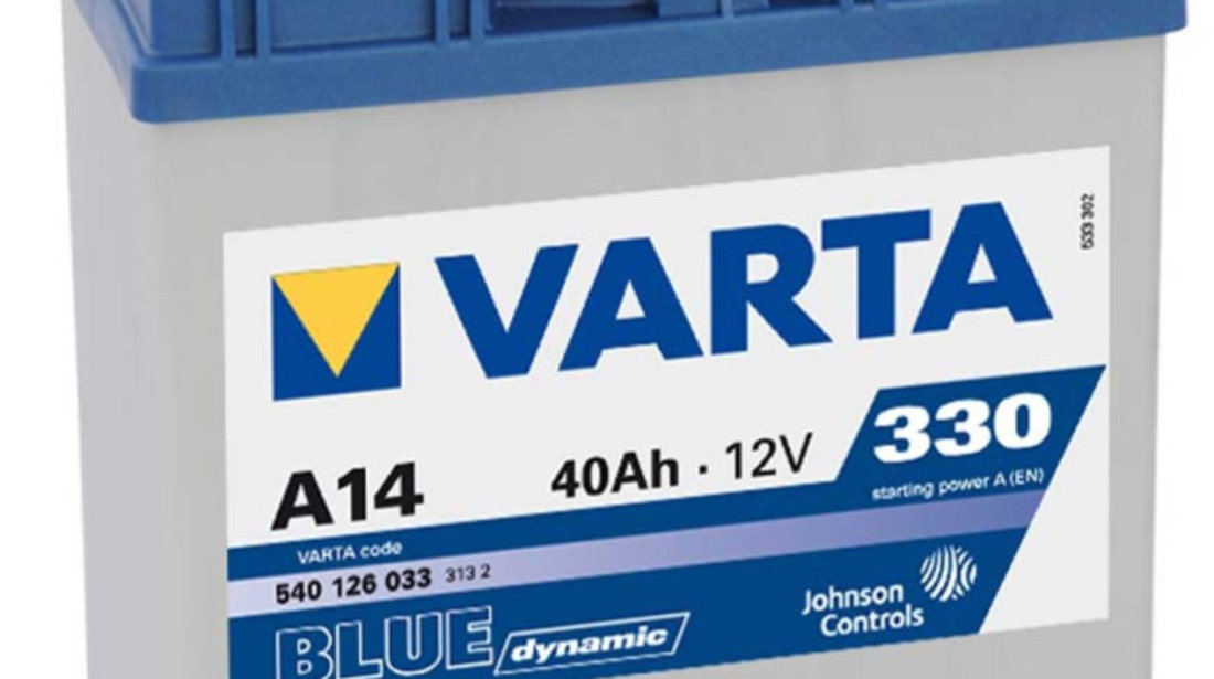 Baterie Varta Blue Dynamic A14 40Ah 330A 12V 5401260333132