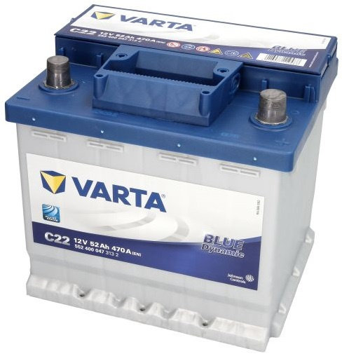 Baterie Varta Blue Dynamic C22 52Ah 470A 12V 5524000473132