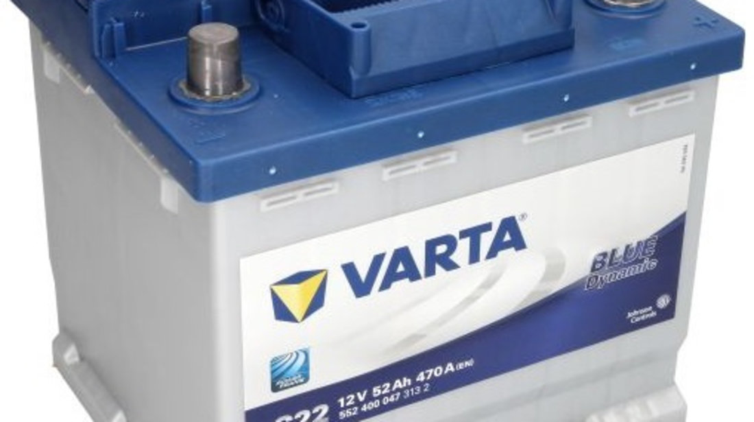 Baterie Varta Blue Dynamic C22 52Ah 470A 12V 5524000473132